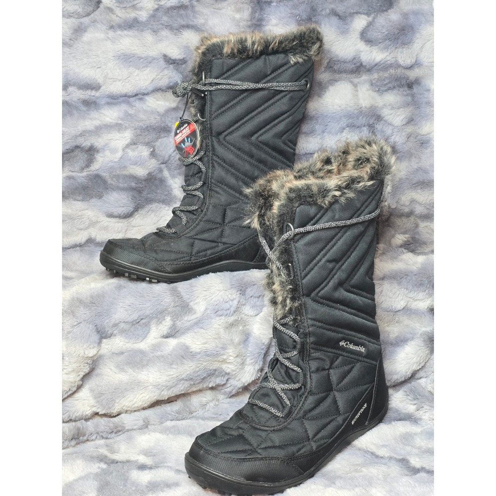 NWT Columbia Minx Mid 3 Pac Boots for‎ Ladies - Black  SZ 7.5